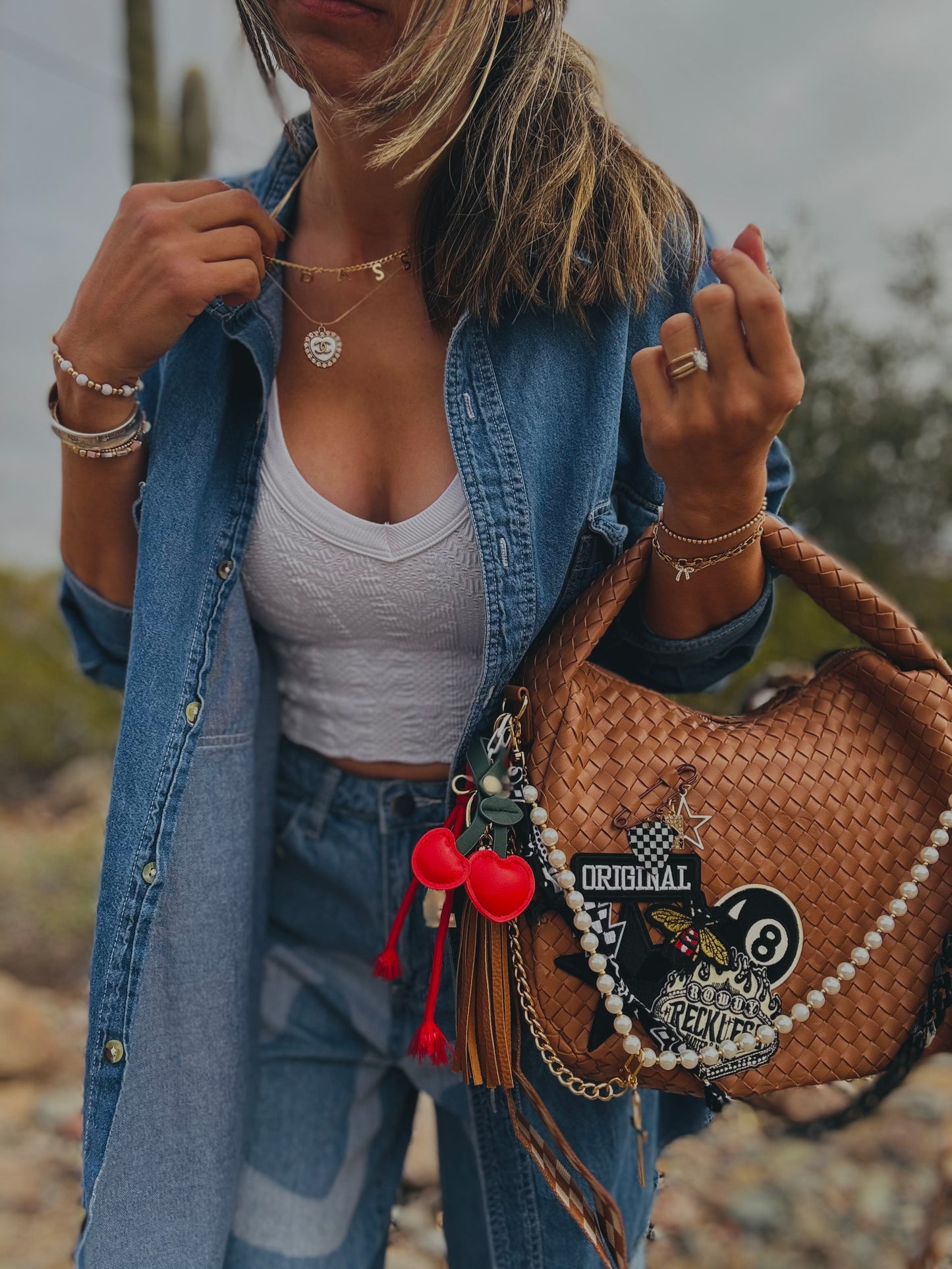 NY-original reckless babe - fender pick cherry bombshell and checkered *CHANDLER BAG**