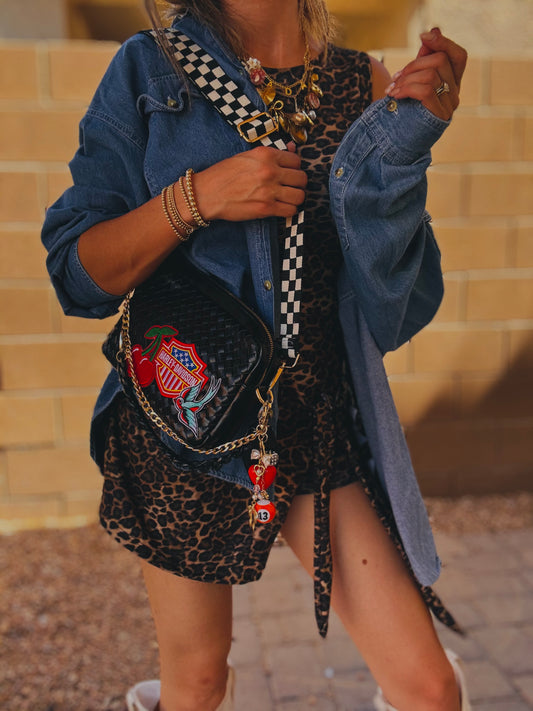 LF-bike babe American -black OG *Page Bag*