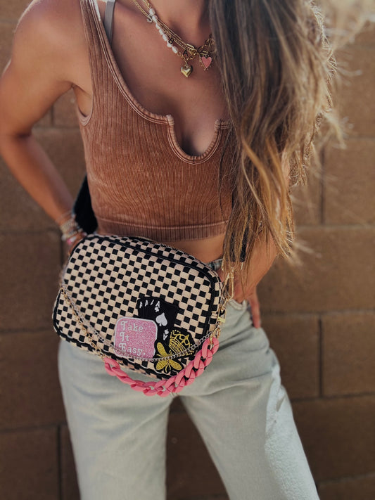 RH- TAKE IT EASY BASIC PINK OG *Page Bag*