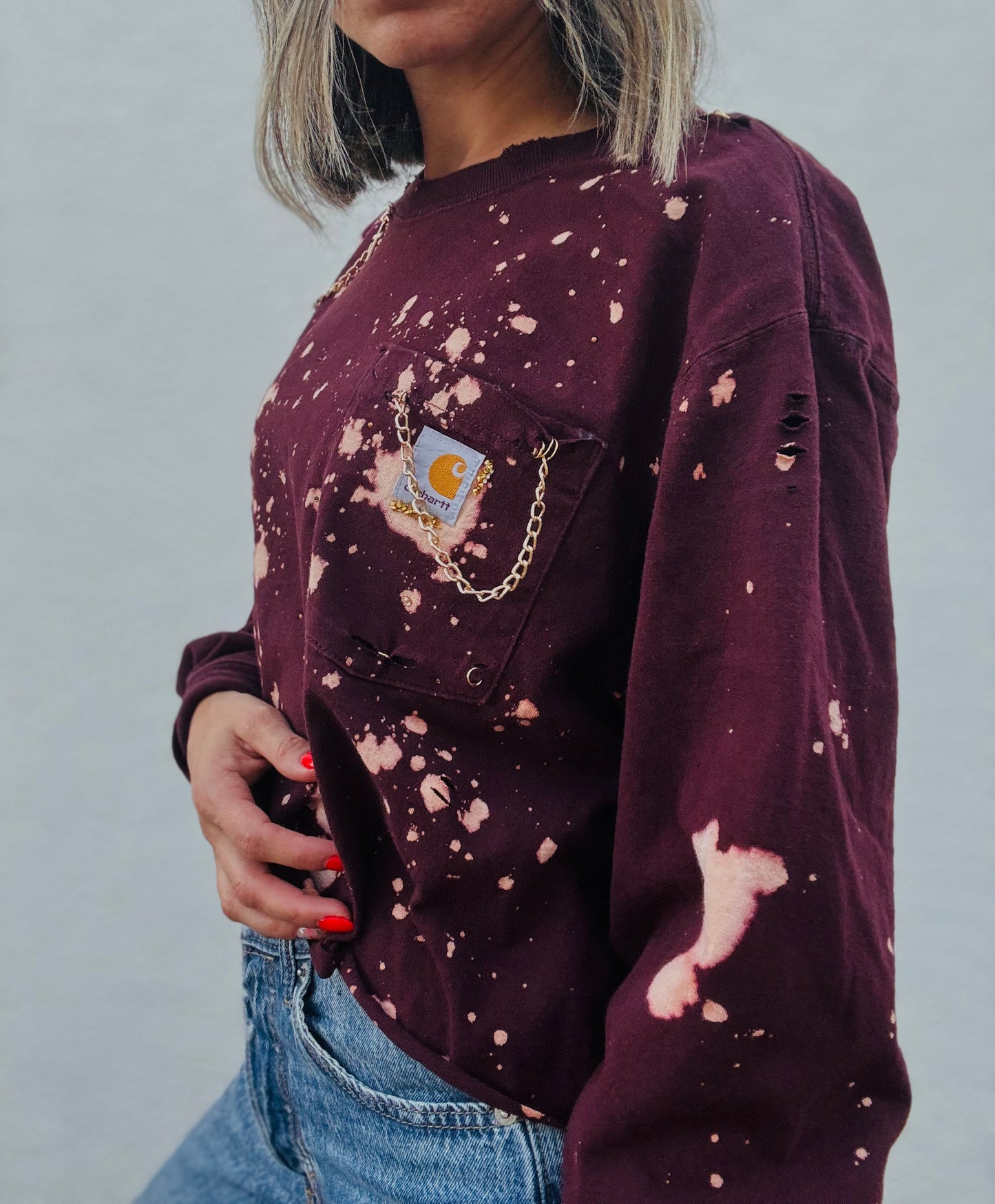 VTS- plum merlo washed + Vixen long sleeve Flannel