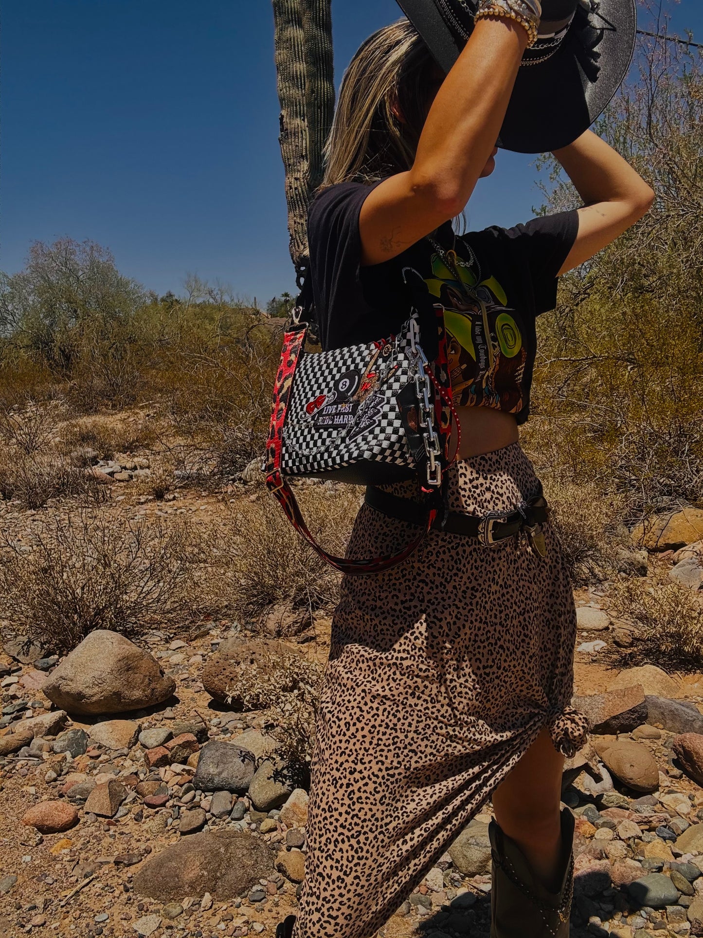 CO- TAD BABES BIKER+** THE SAN TAN BAG  **3 STRAPS INCLUDED