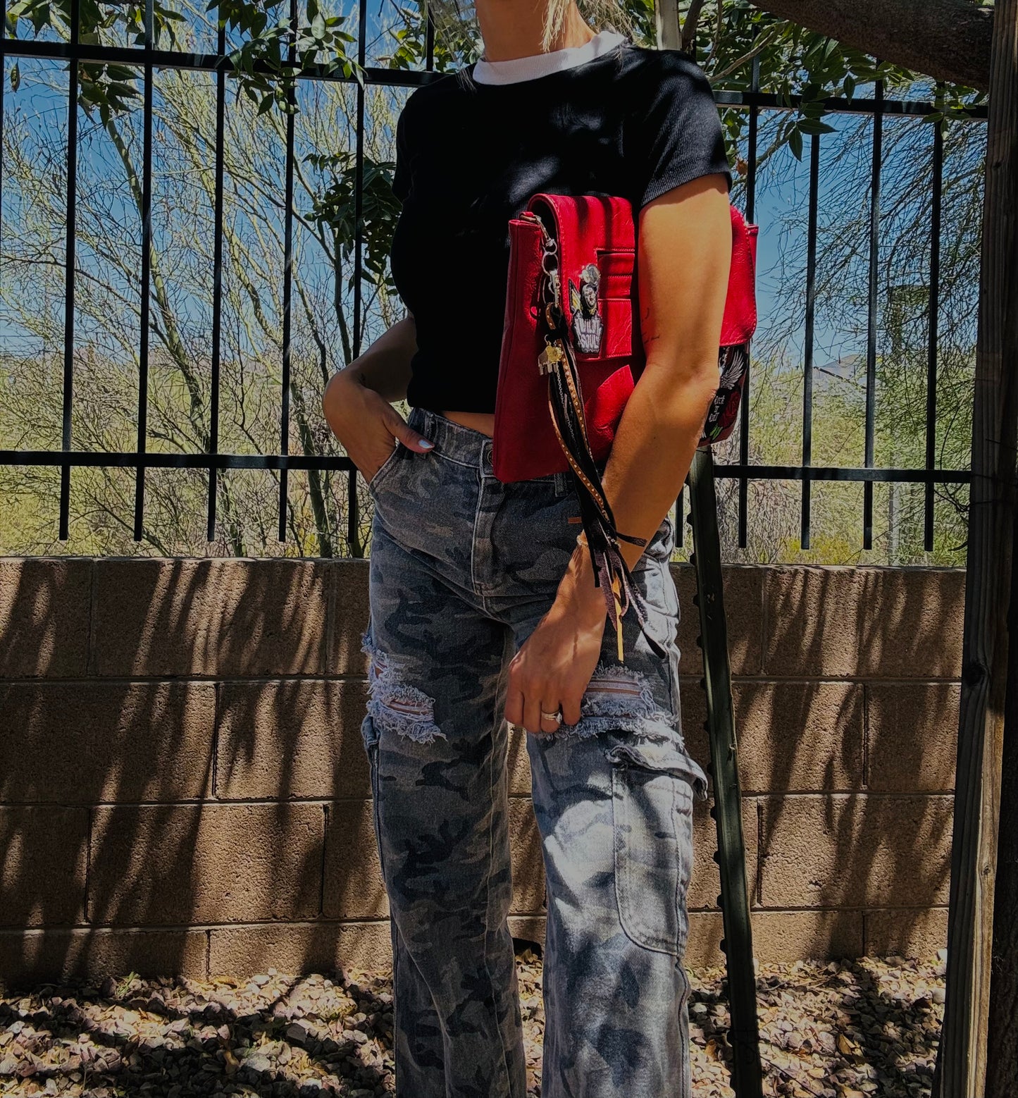 AA-WILD SOUL EAGLE+elk hide accents +THE ARIZONA ￼**2-1