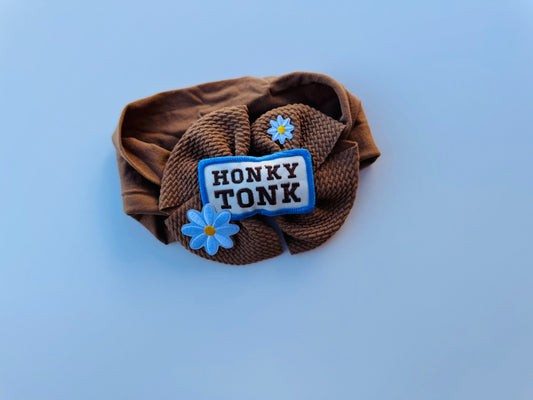 Bfs-baby elastic headband bow patched Honky Tonk 2