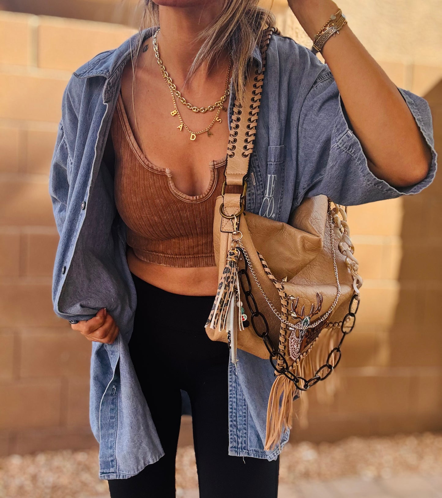 FC-smoke show rodeo babe+ crossbody strap included** The Jerome**