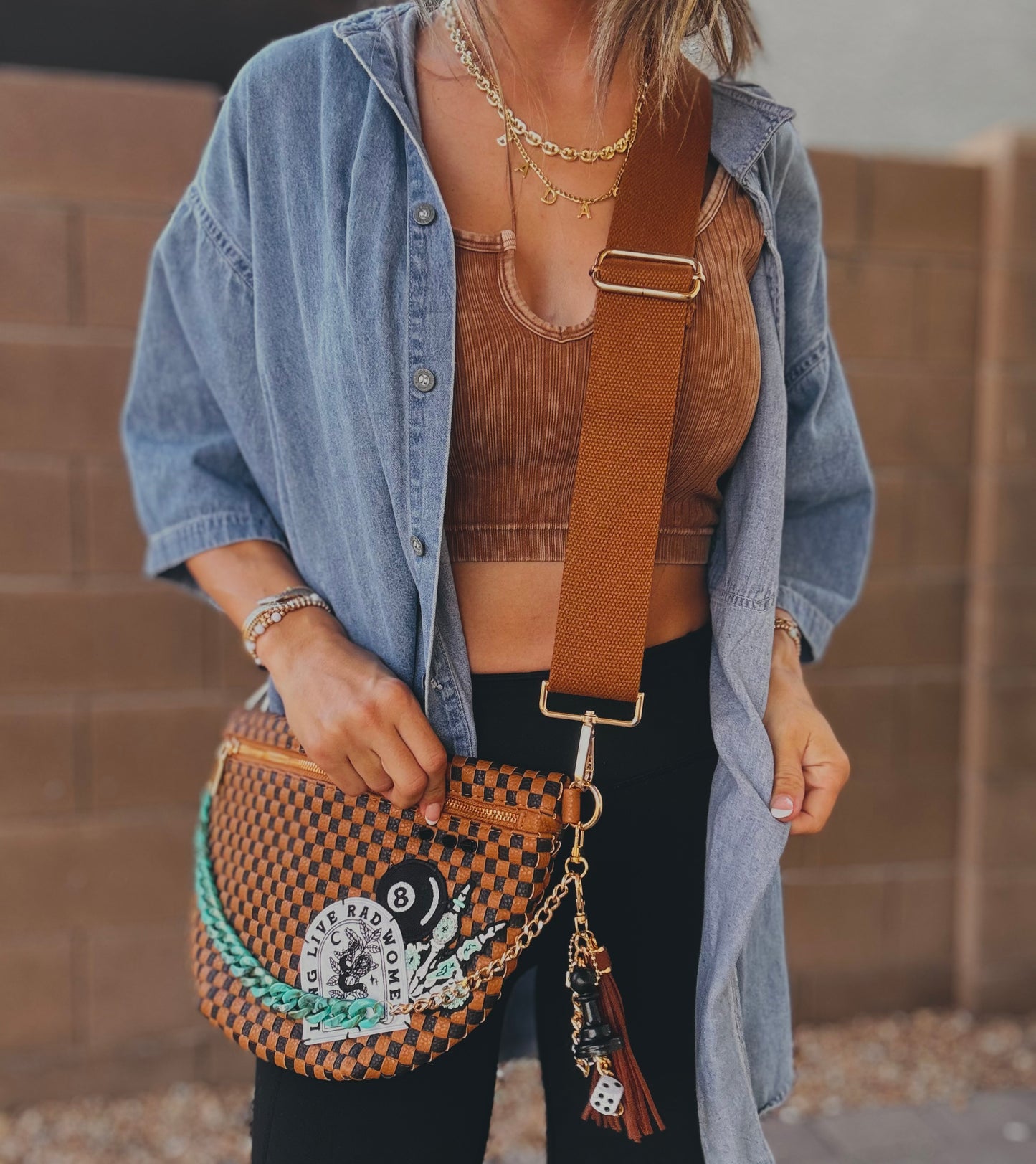 FC-long live rad women+turquoise+  SEDONA BAG