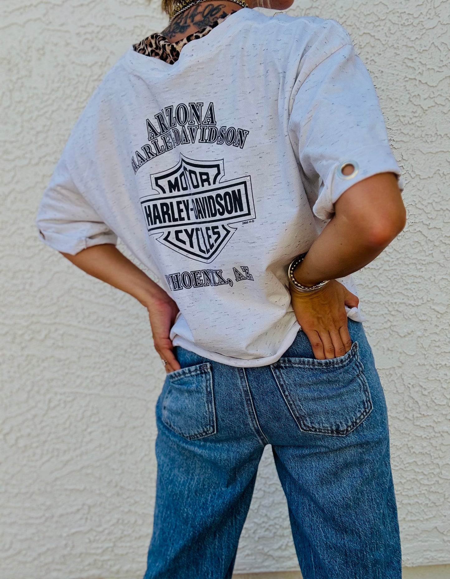TEE-AZ BIKE BABE Metal collar  - DAD TEE XL