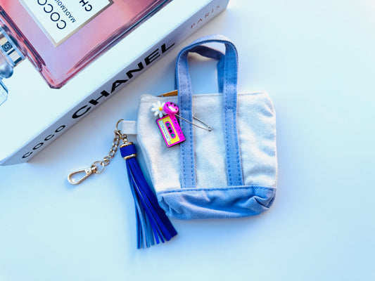 BFS- mini tote bag charm 16