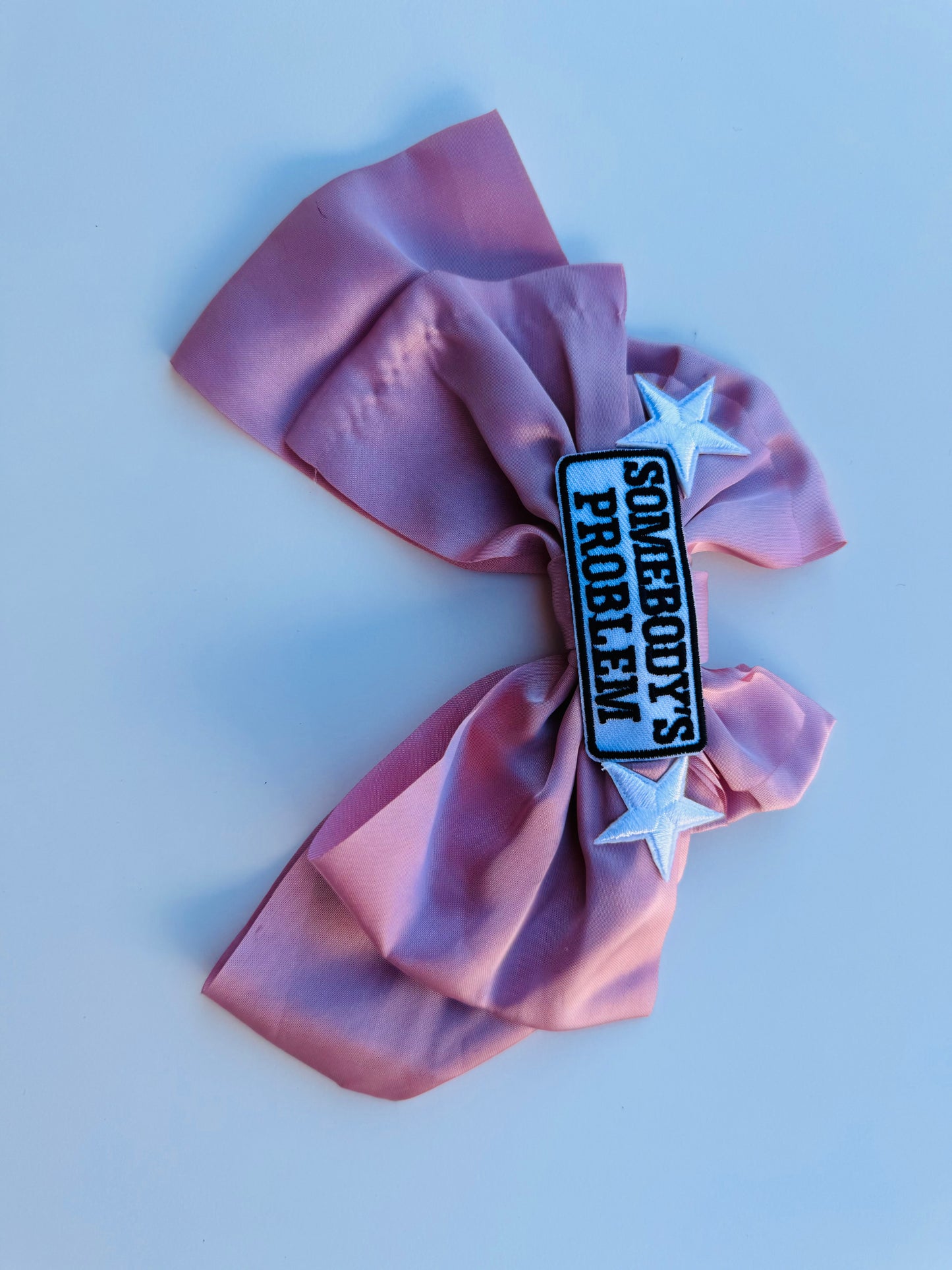 Bfs- patched hair bow clip somebody’s problem