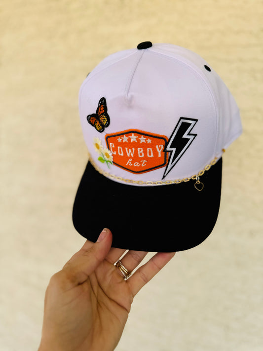 CM CO. Cowboy Hat vintage Trucker