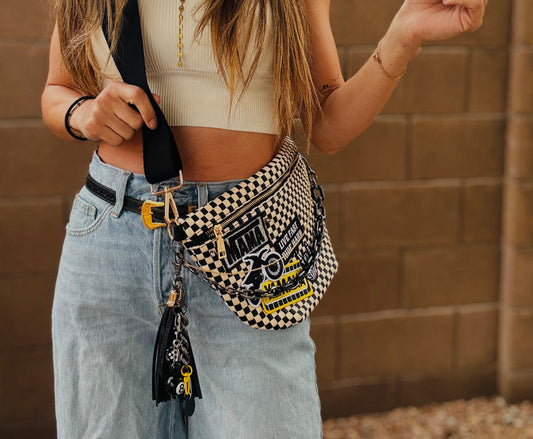 BF- dirt bike mama  + race brand vintage patch  +SEDONA BAG