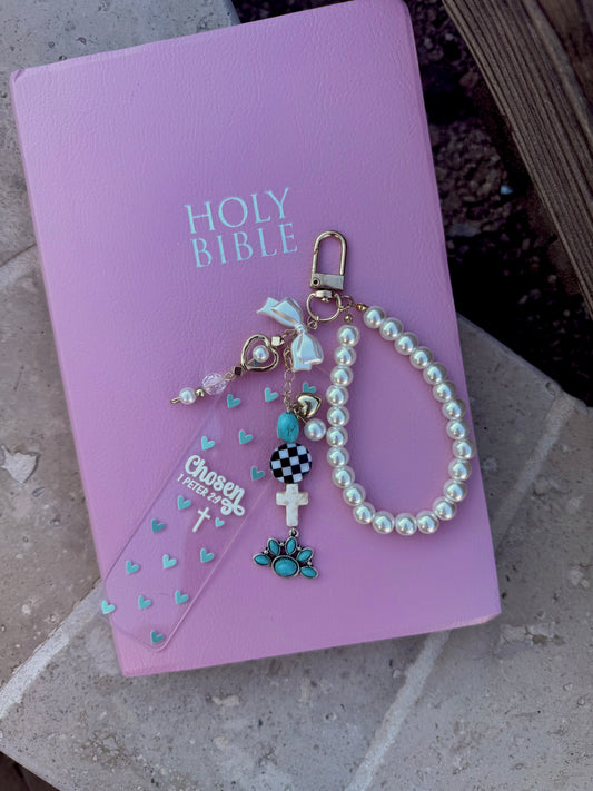 BBC-BIBLE VERSE +hand beaded+ chosen 2