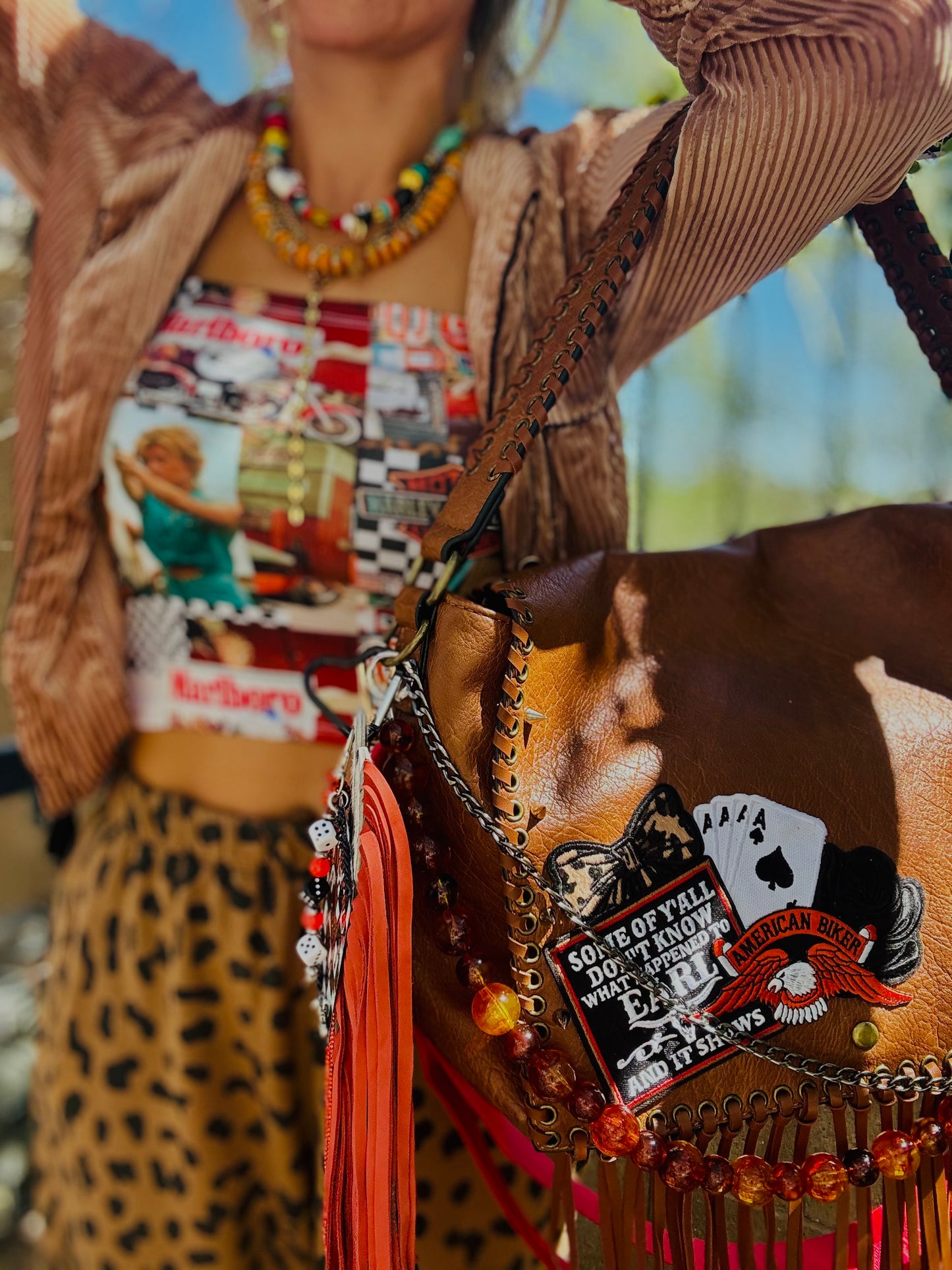 CD-LIVE FREE ride fast - crossbody strap included** The Jerome**