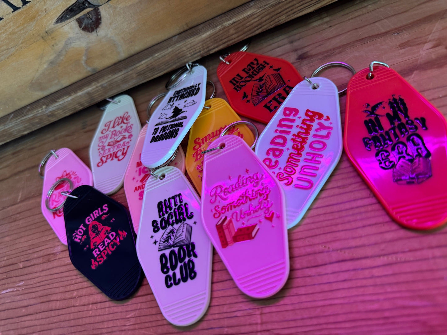BCJ-Mystery Pick- Hotel Book Keychains