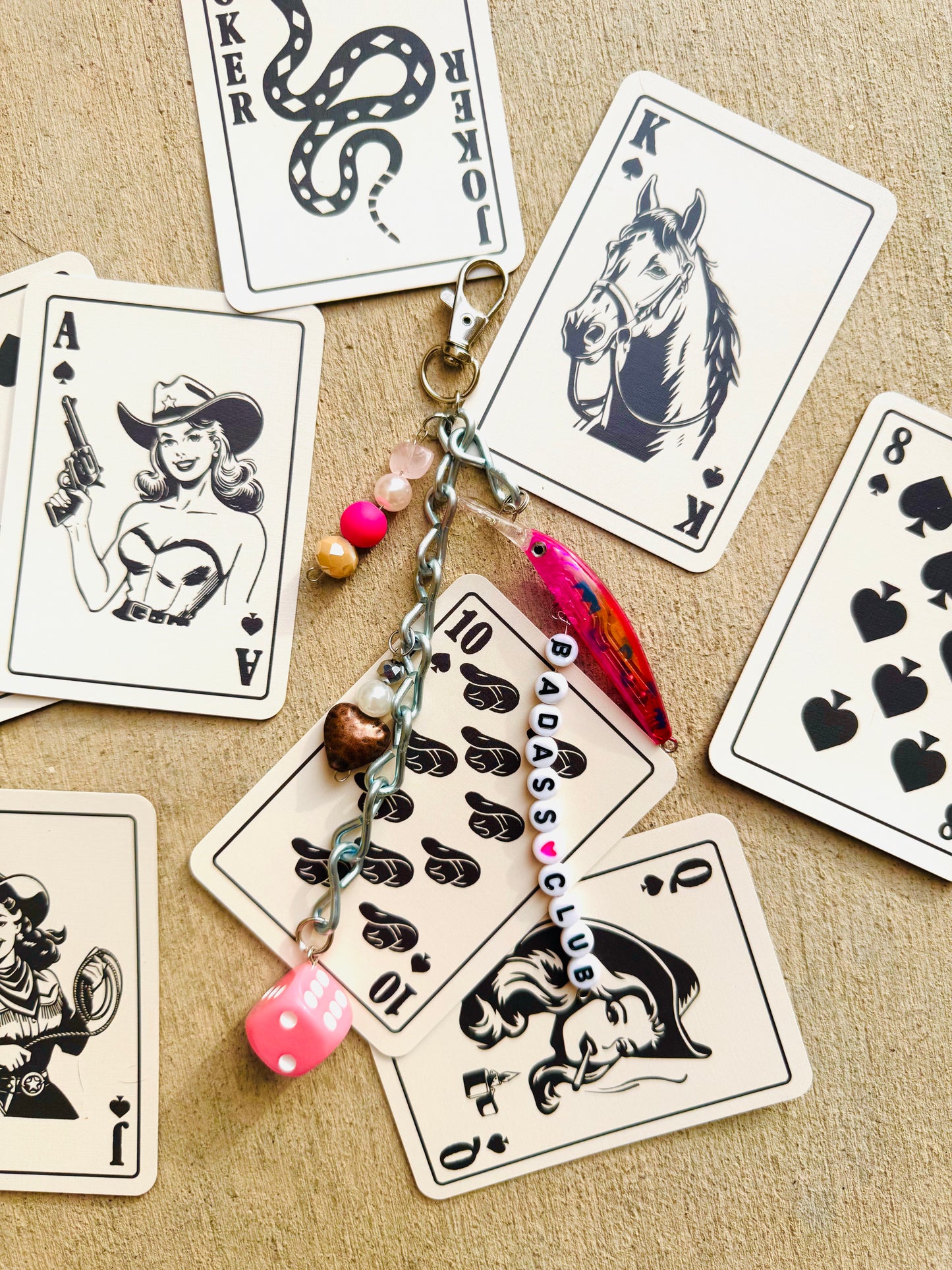 PC-badass club 2+purse charm candy