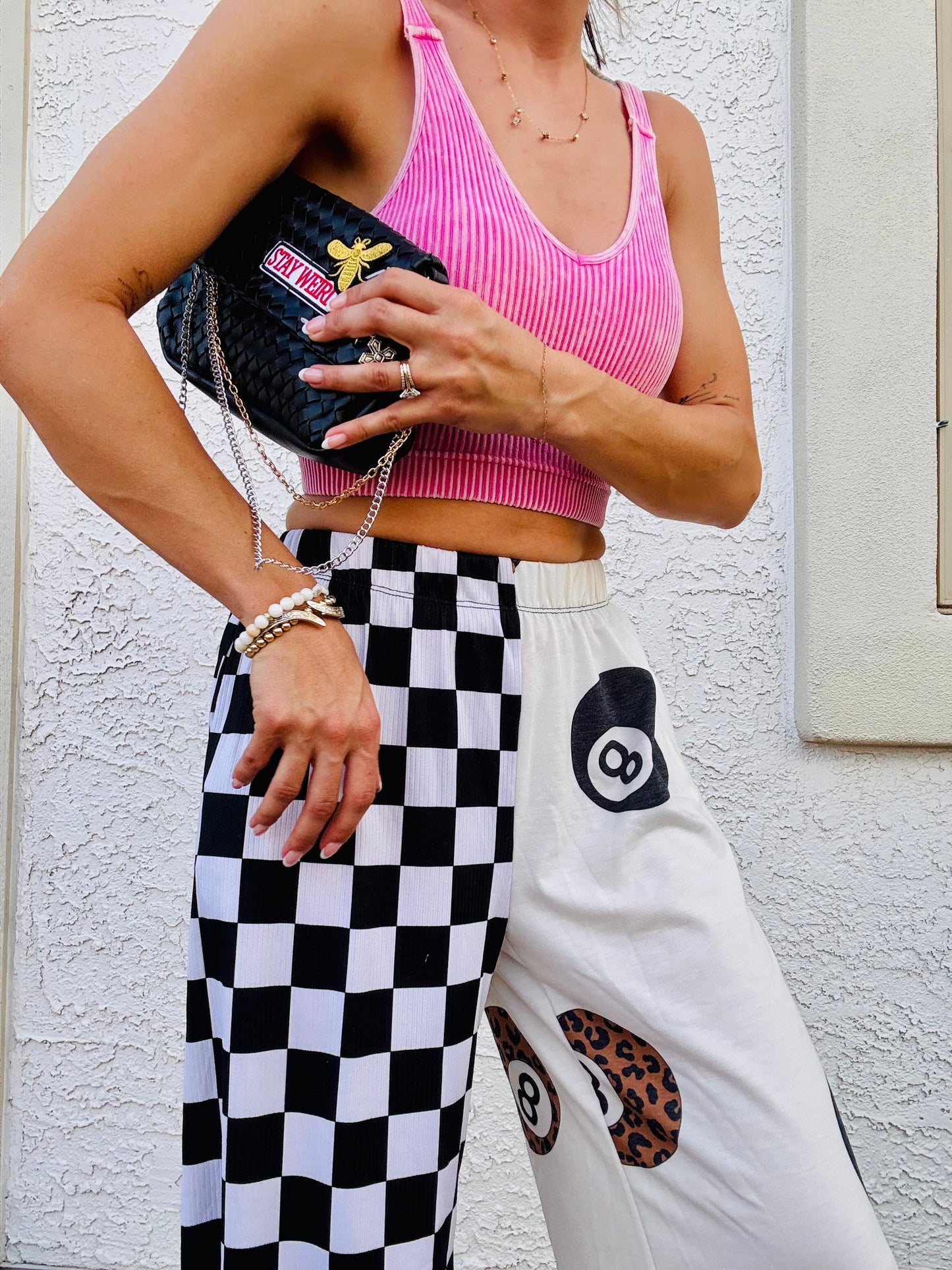 CB- DOUBLE TROUBLE+Wide Led Everyday “ not” so Casual pants