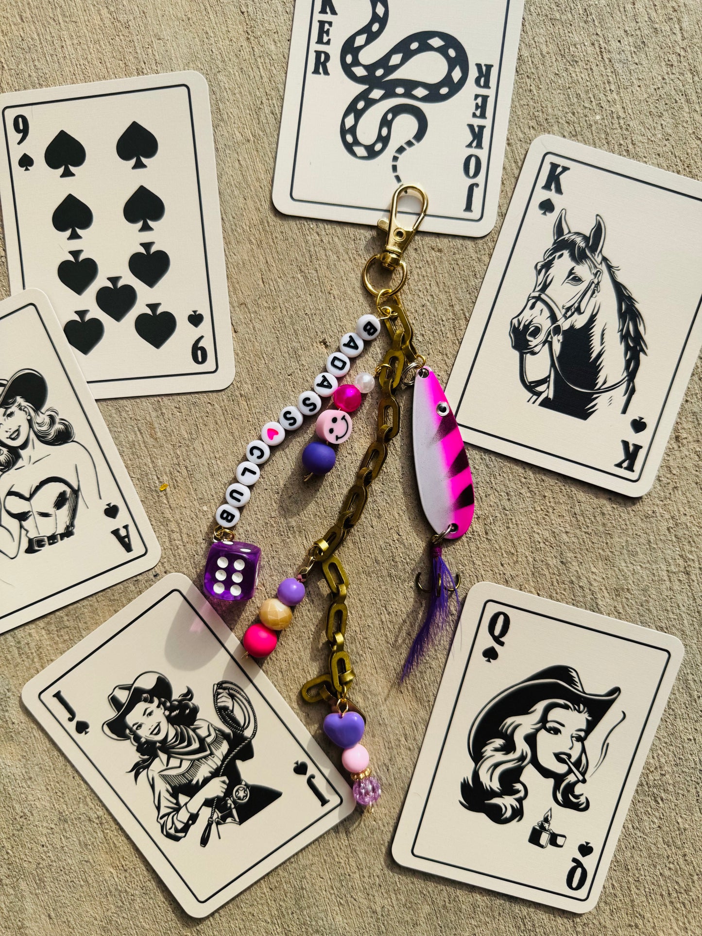 PC-badass club +purse charm candy