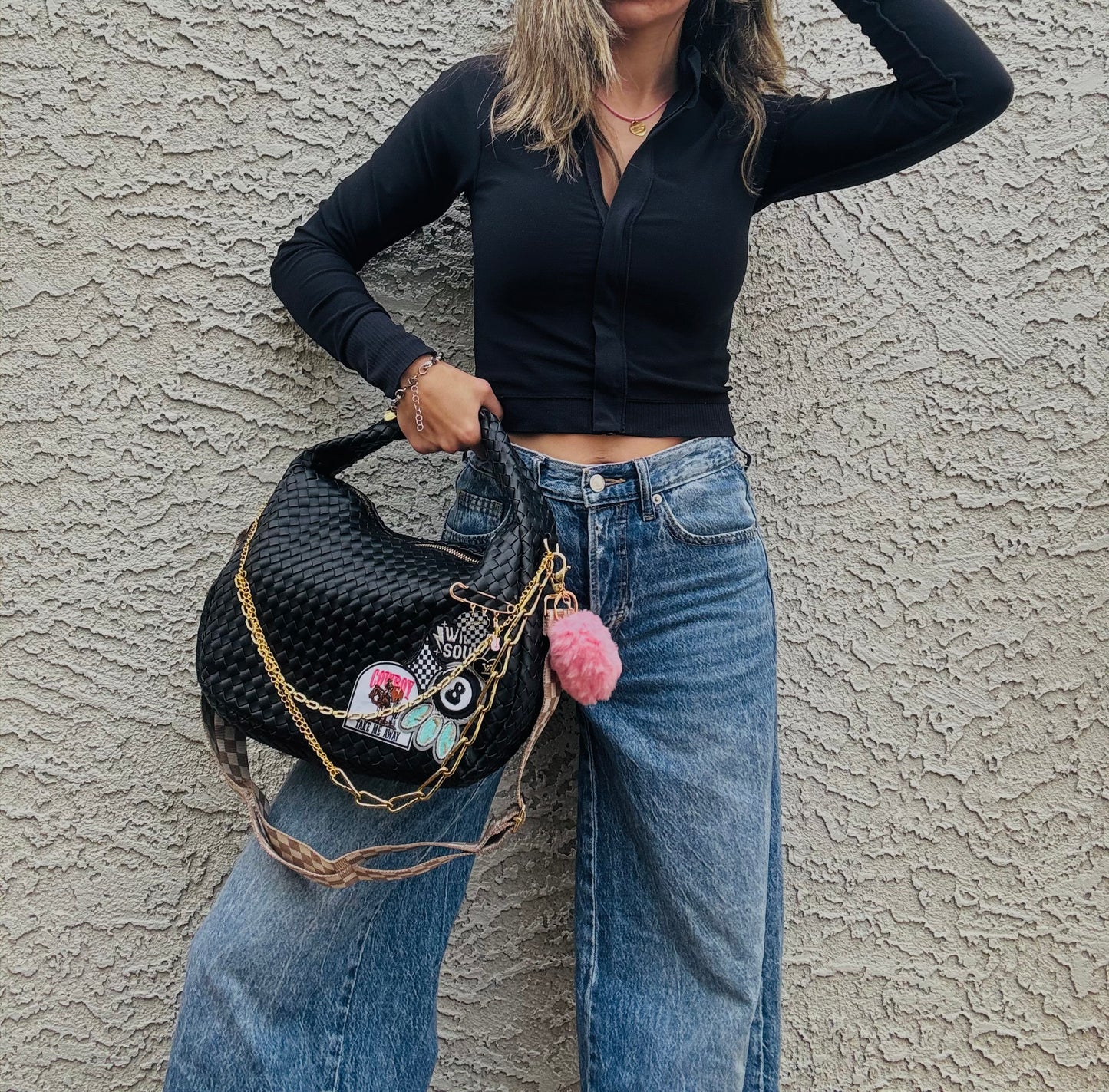 AM-Cowboy take me away  *CHANDLER BAG** black