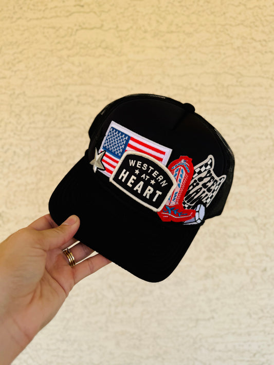 8- American and western at heart Black