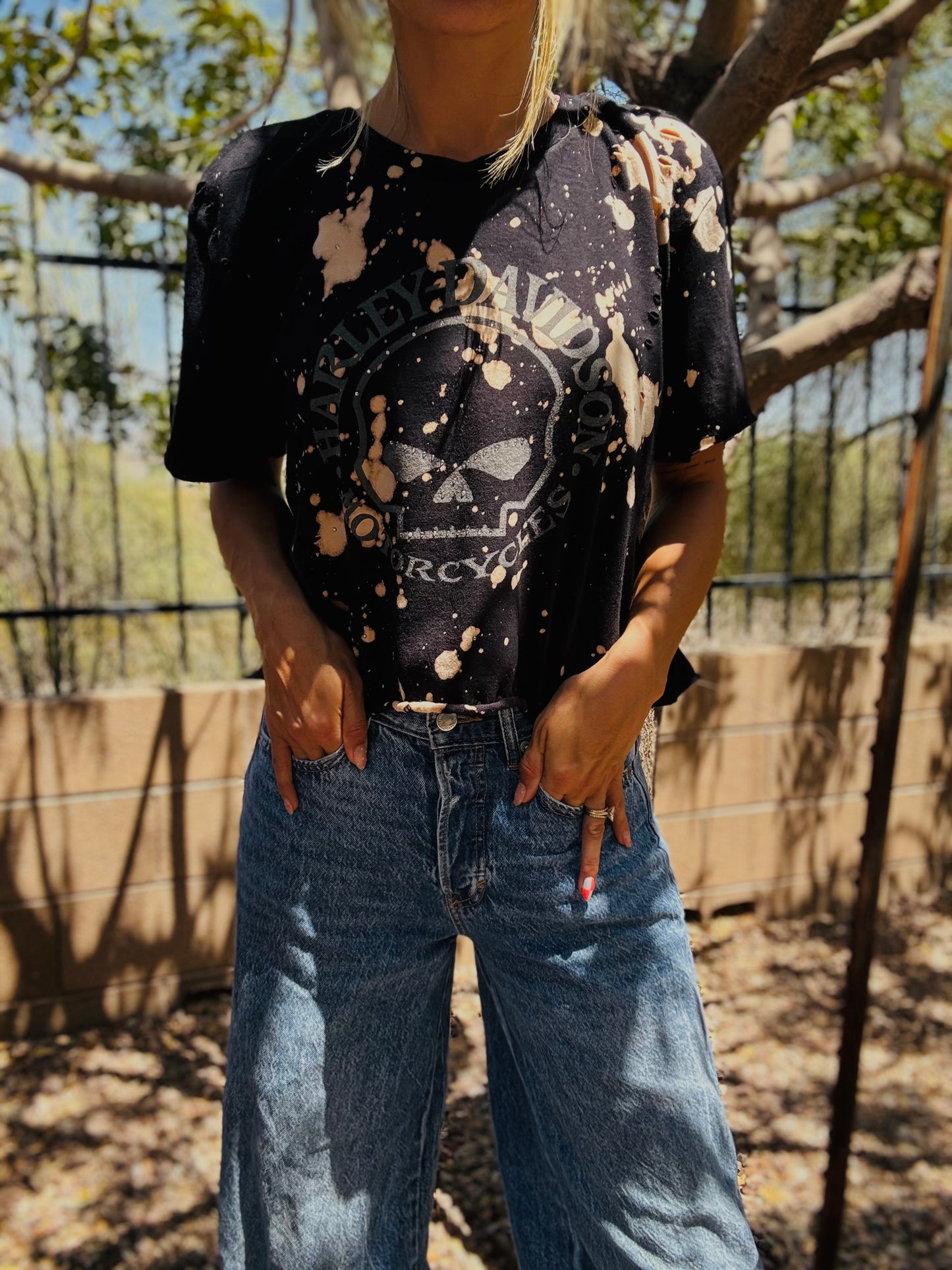 HD-AUTH TAG VINTAGE HD EAGLE BLUE - MENS 2XL (Copy)