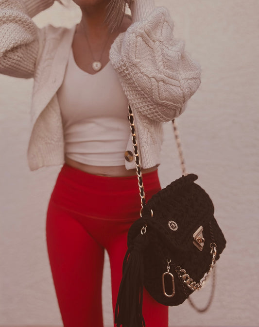 FF-She’s the boss **upcycled genuine designer button ** + THE SERENA