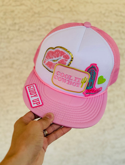 •CM Co. cool it cowboy pink