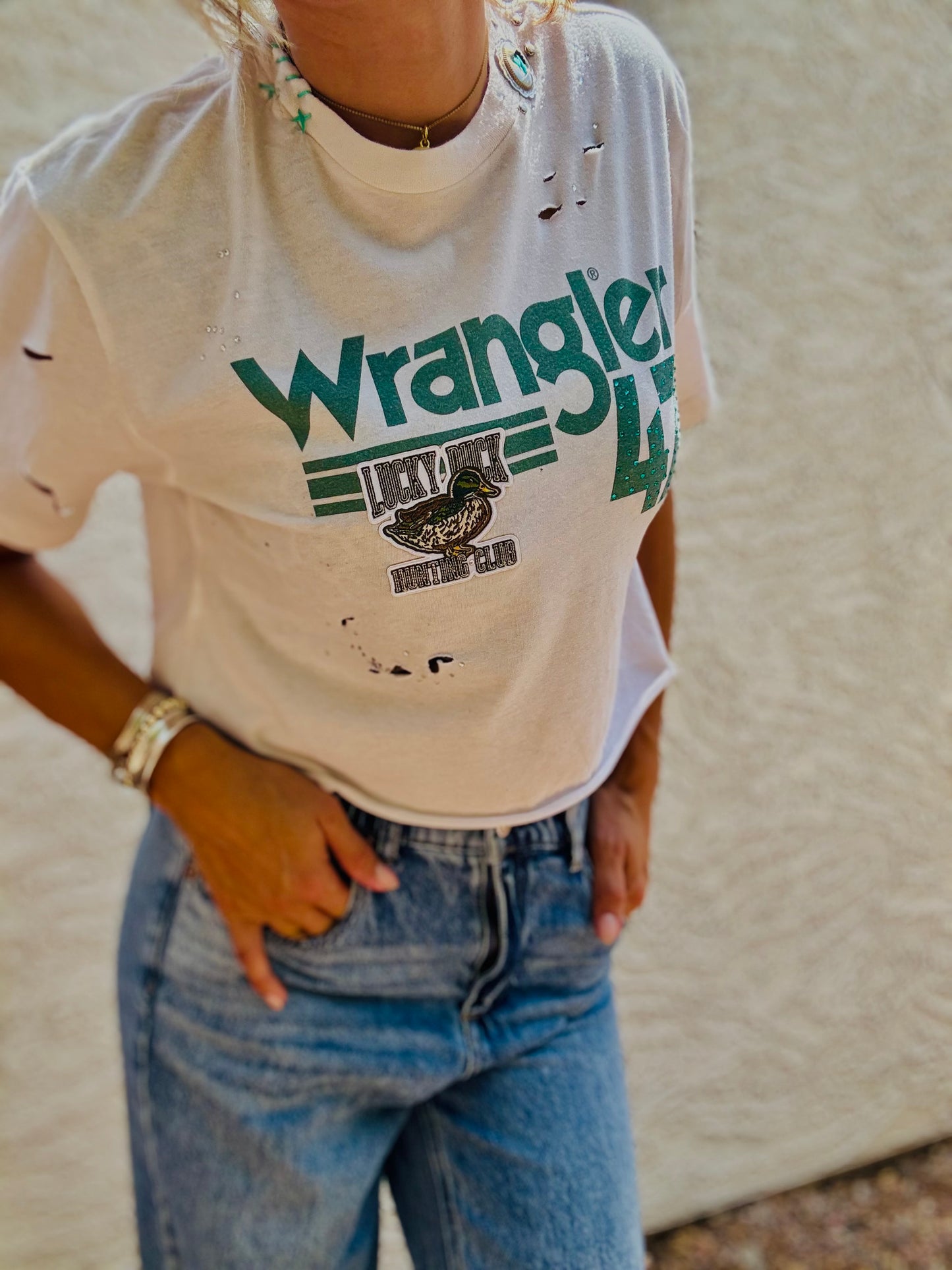 TEE-duck 47 wrang concho COLLAR - DAD TEE SMALL