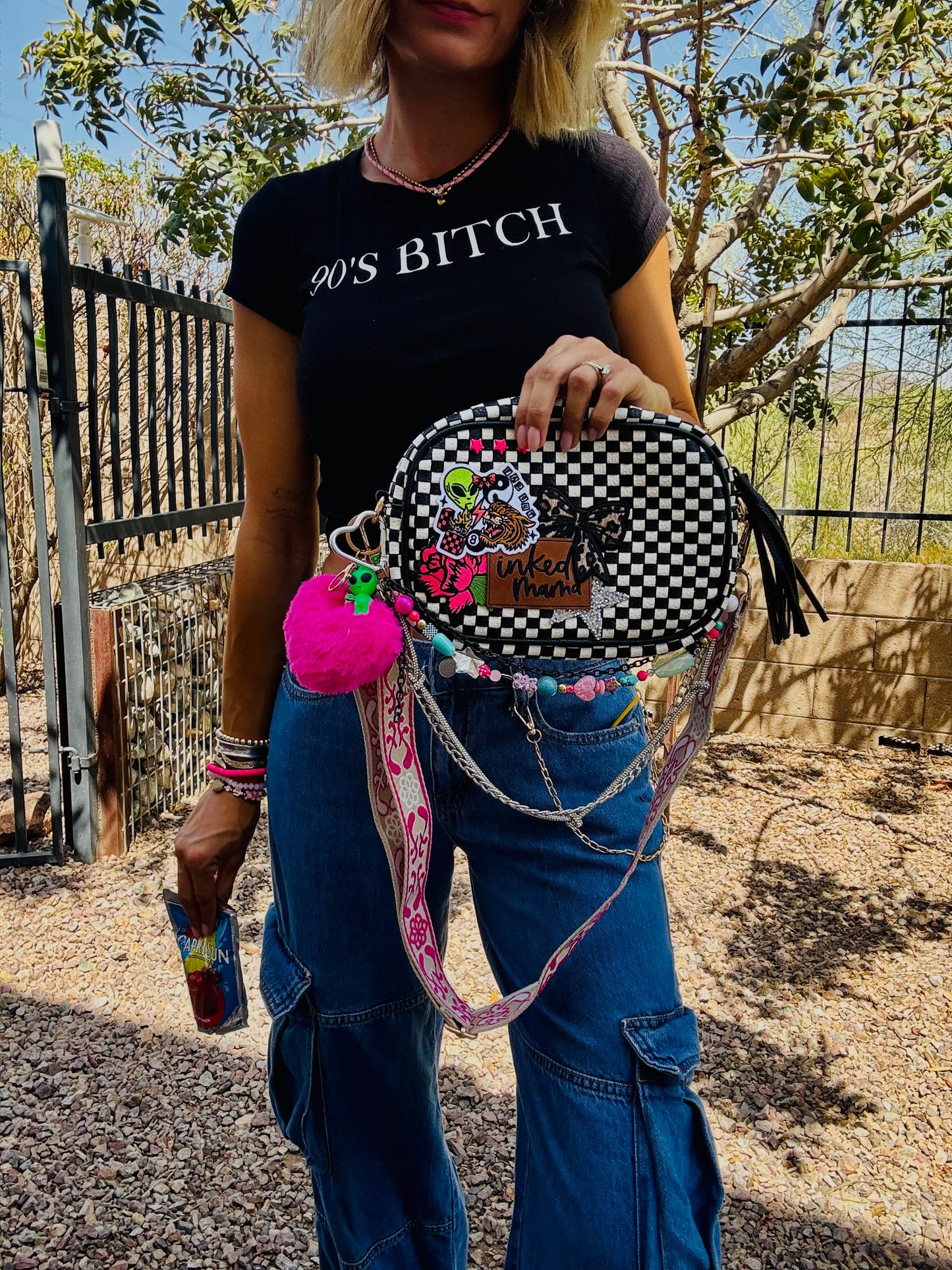 CC-Inked mama neon -*Page Bag* 2 strap 3 ways to wear