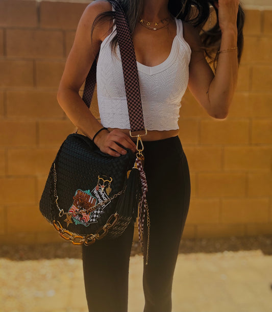 HC- Amarillo Morning Cowboy wrangler snaffle bit  *CHANDLER BAG**