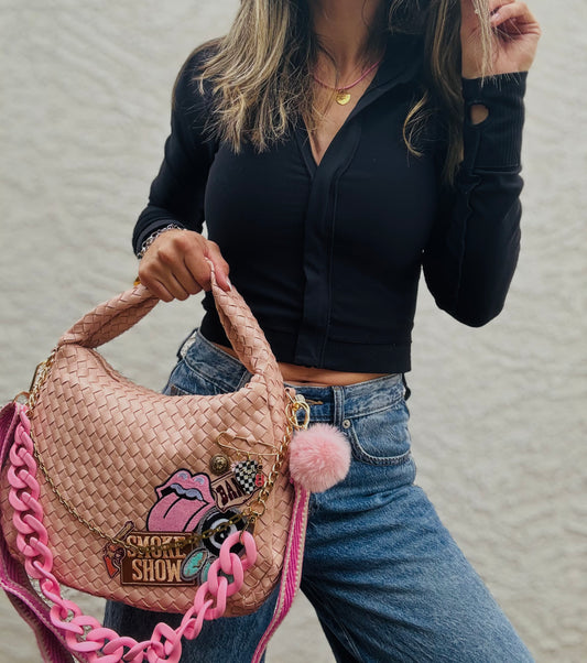 AM-SMOKESHOW bang bang *CHANDLER BAG**blossom pink