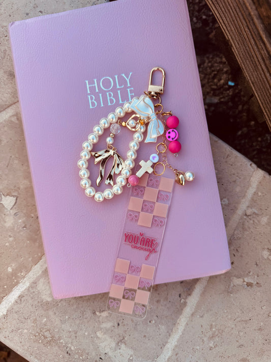 BBC-BIBLE VERSE +hand beaded+ you are enough3