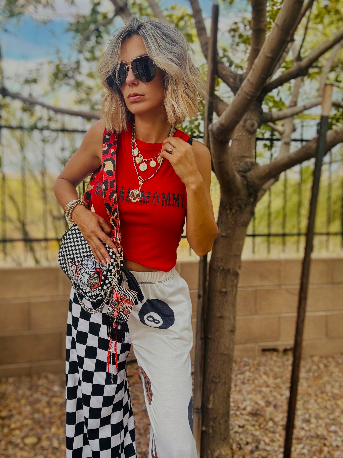 CO-take it easy red bombshell -*Page Bag* 2 STRAPS INCLUDED 3 ways to wear