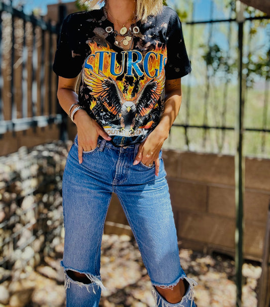 TEE-flame eagle - DAD TEE SMALL