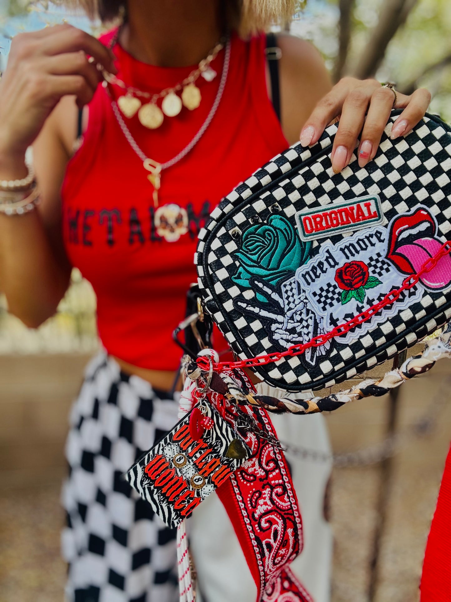 CO-ORIGINAL NEED MORE TATTOOS -*Page Bag* 2 STRAPS INCLUDED 3 ways to wear