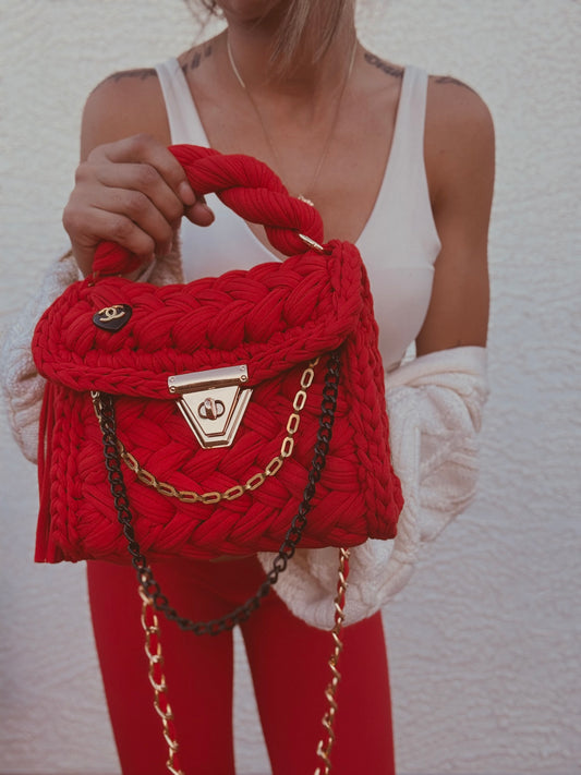 FF-bold bombshell**upcycled genuine designer button ** + THE SERENA