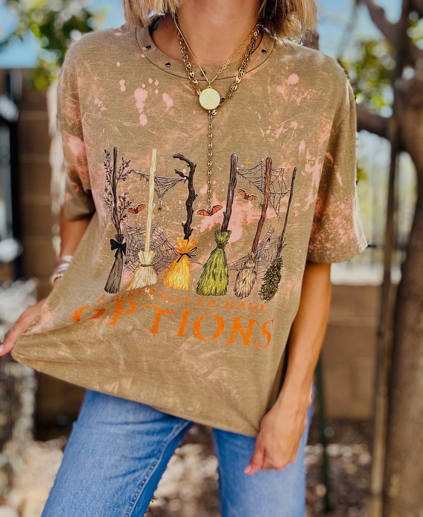 MD-a girls got to have options - DAD TEE LARGE MORE MED/LG