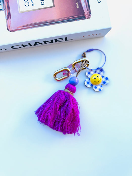 BFS- acrylic tote, charms 11