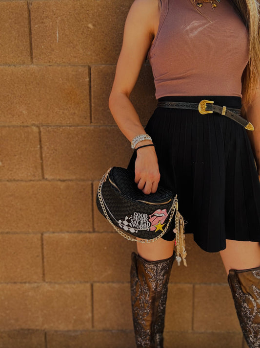 WS-good moms bad words Og band  vintage Black OG+PHOENIX BAG