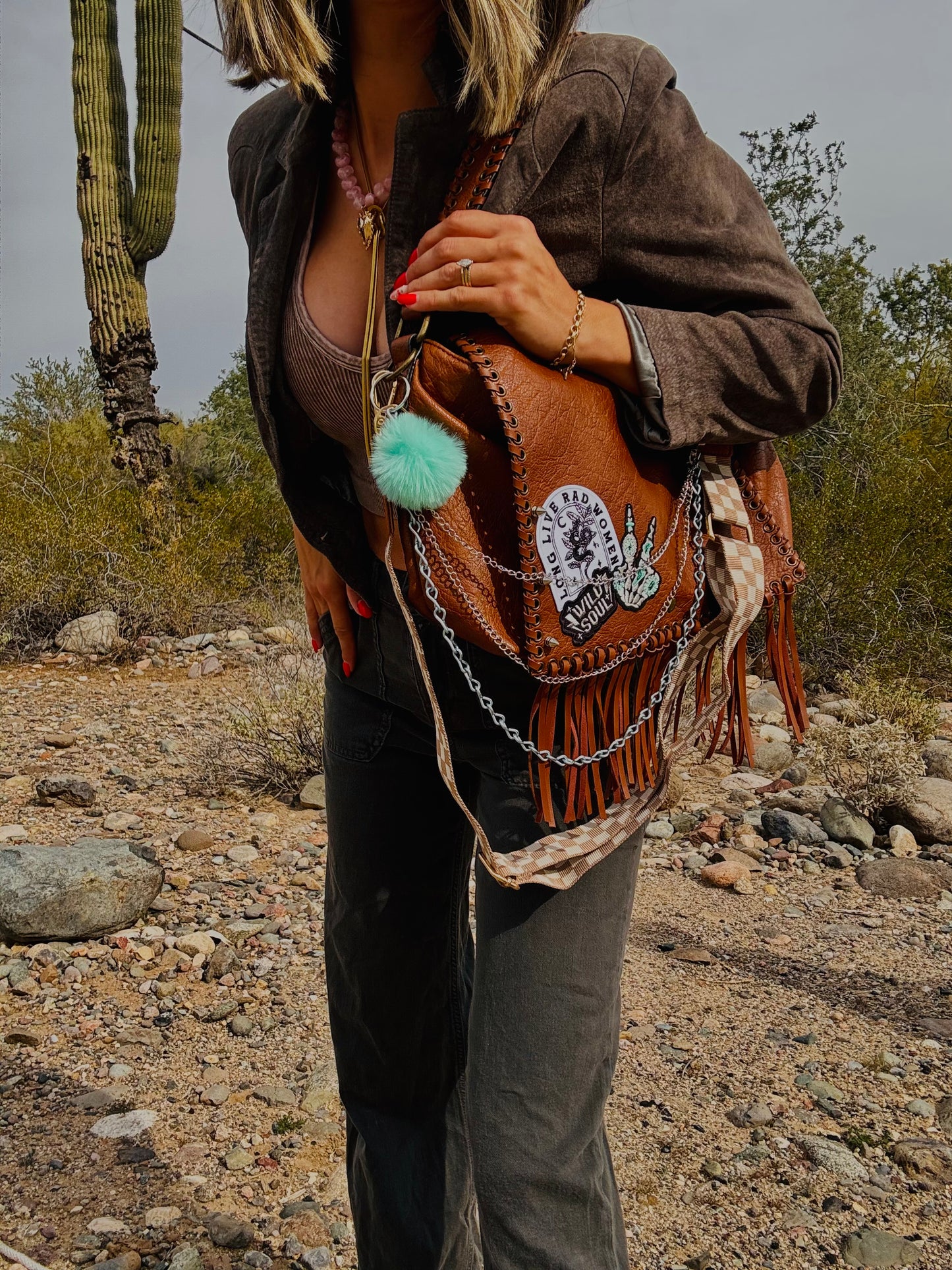 XO-LONG LIVE RAD WOMEN TURQUOISE - crossbody strap included** The Jerome**