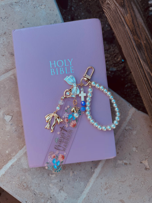 BBC-BIBLE VERSE +hand beaded+prayer warrior 1