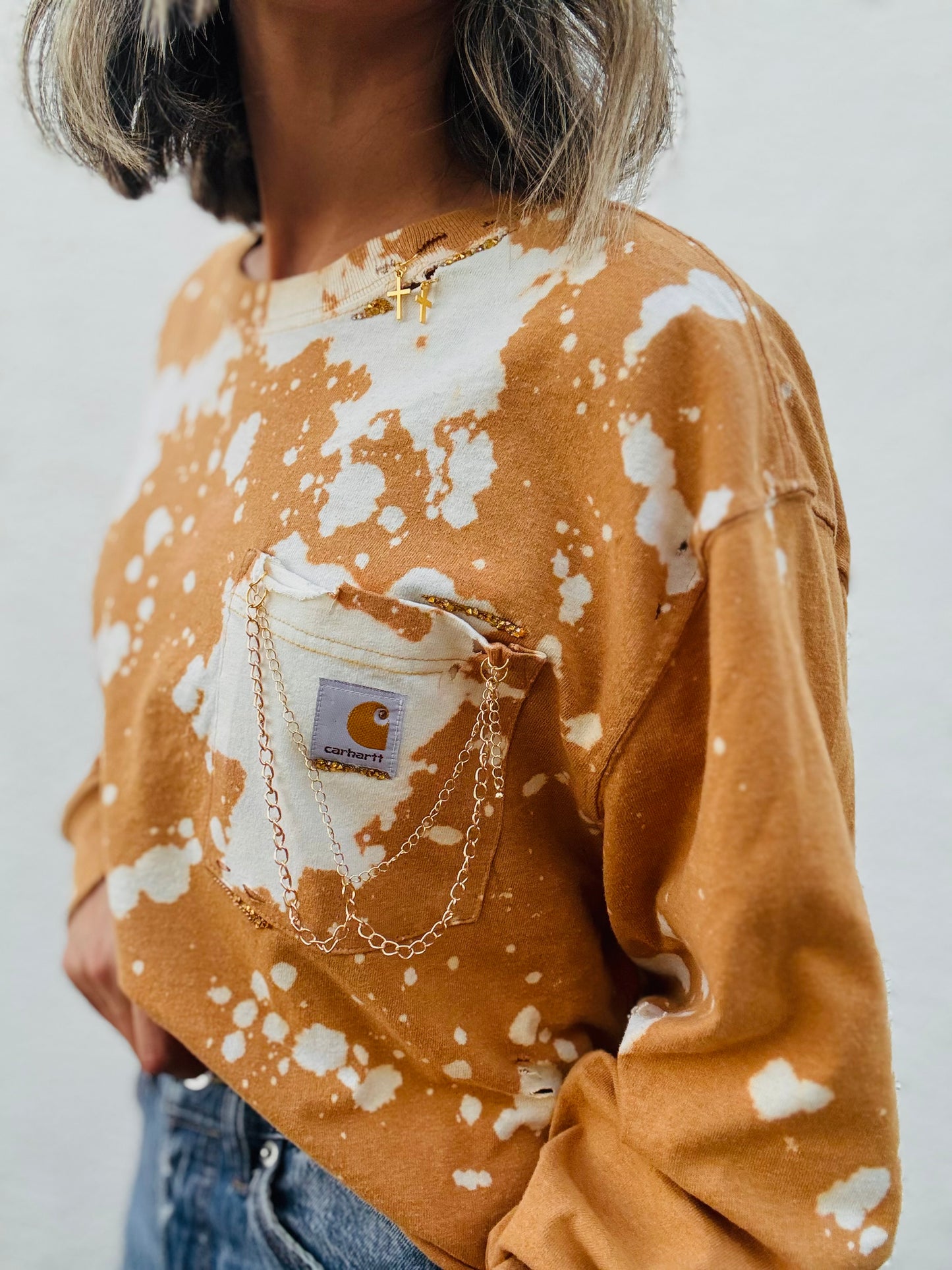 VTS- Golden Sun Washed + Vixen long sleeve Flannel