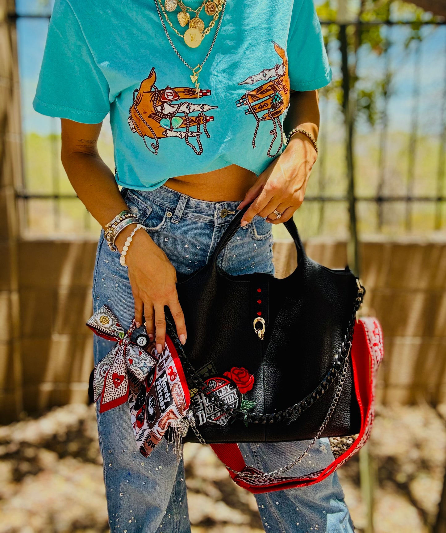 SAT- howdy bike babe+ TUCSON ￼** multi straps