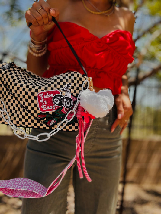 SCC- take it easy pink baddie +** GILBERT ** multi straps
