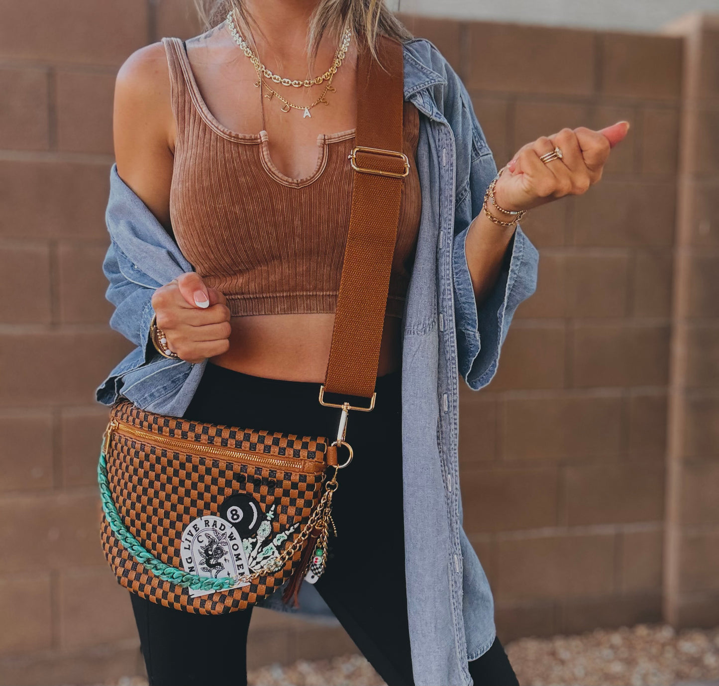 FC-long live rad women+turquoise+  SEDONA BAG