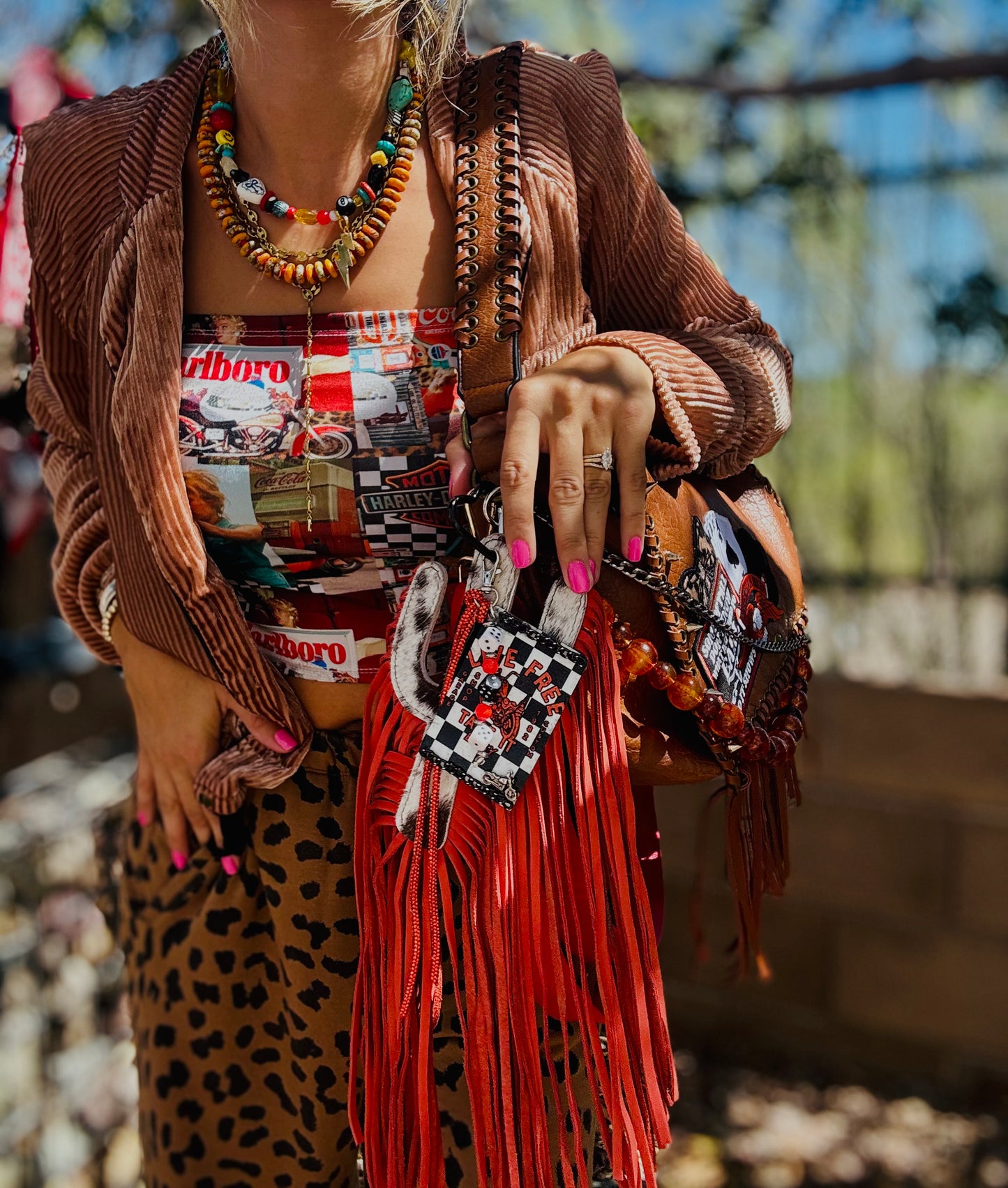CD-LIVE FREE ride fast - crossbody strap included** The Jerome**