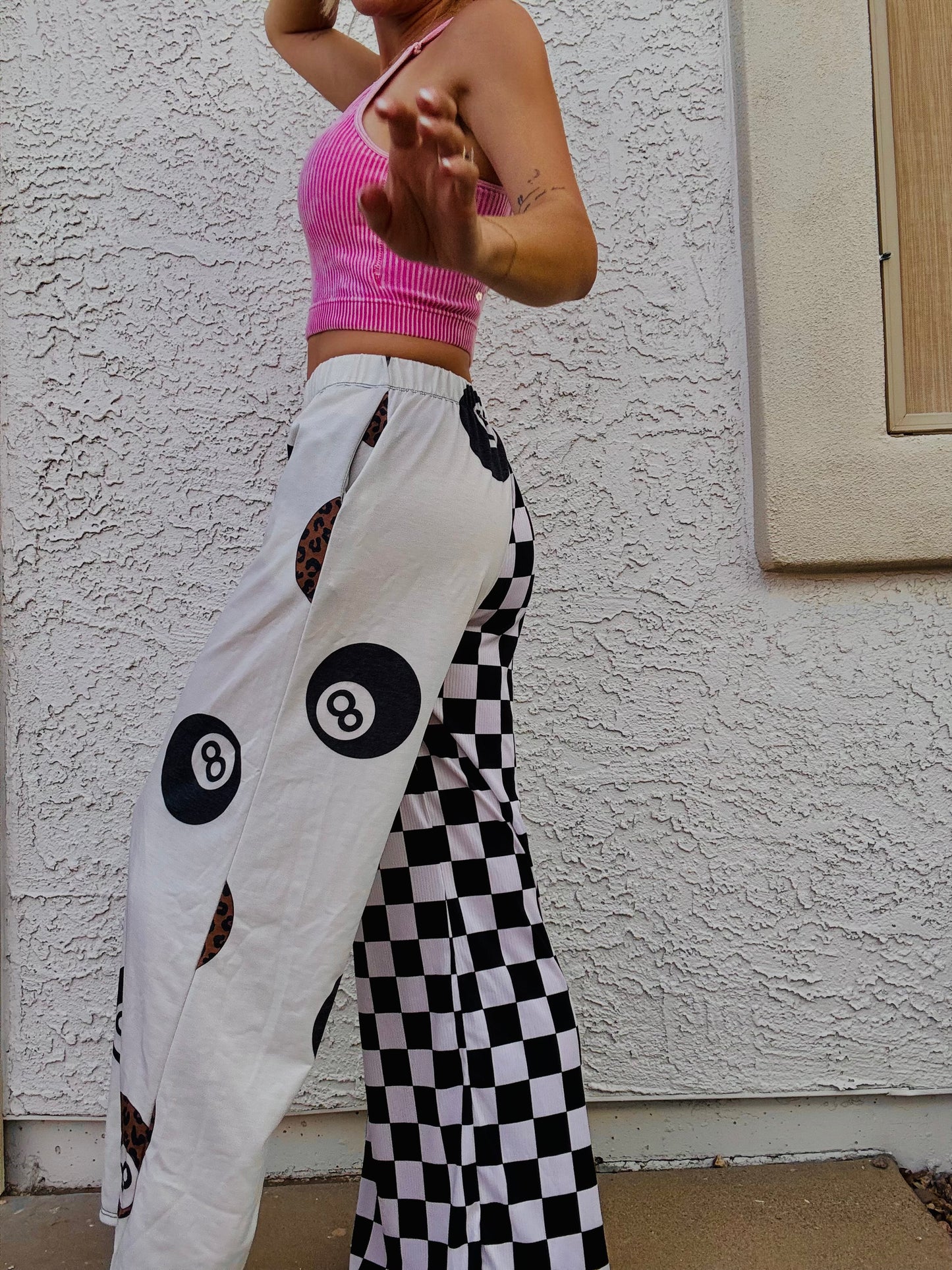 CB- DOUBLE TROUBLE+Wide Led Everyday “ not” so Casual pants