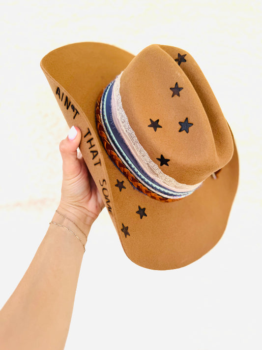 CB-ain’t that some- Felt Cowgirl Brim