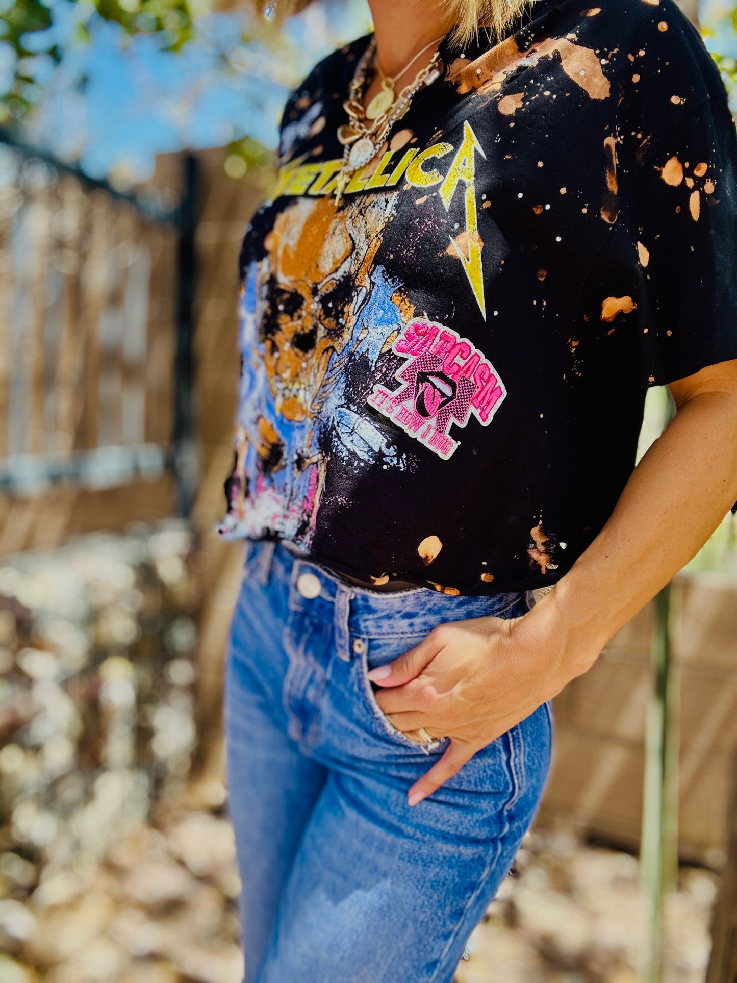 TEE-metallll babe - DAD TEE MEDIUM