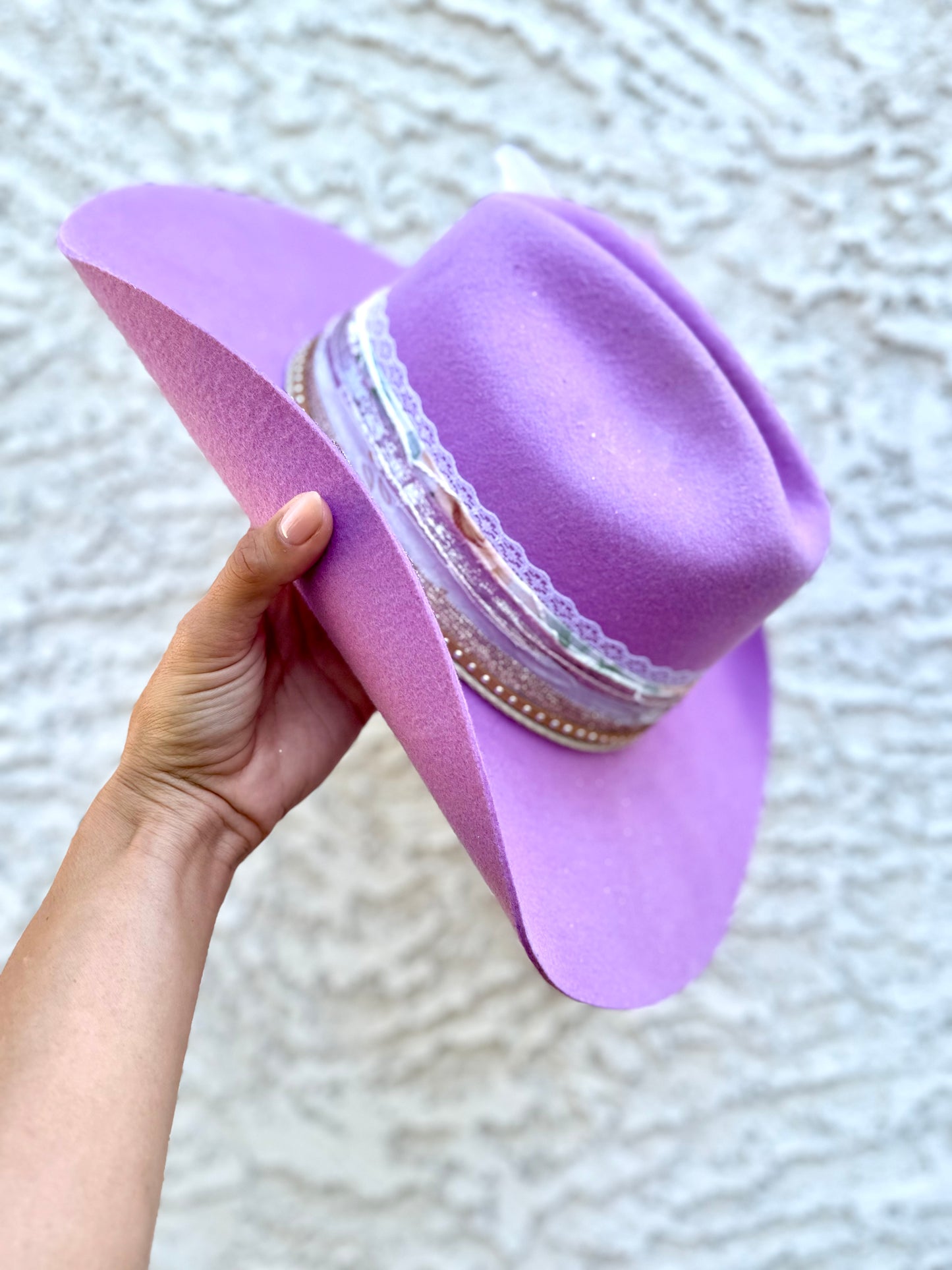 NU-lucky purple+pink -Traditional Cowboy fit