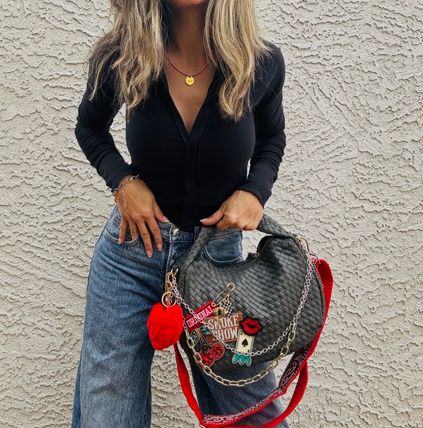 AM-Og SMOKESHOW *CHANDLER BAG**charcoal grey