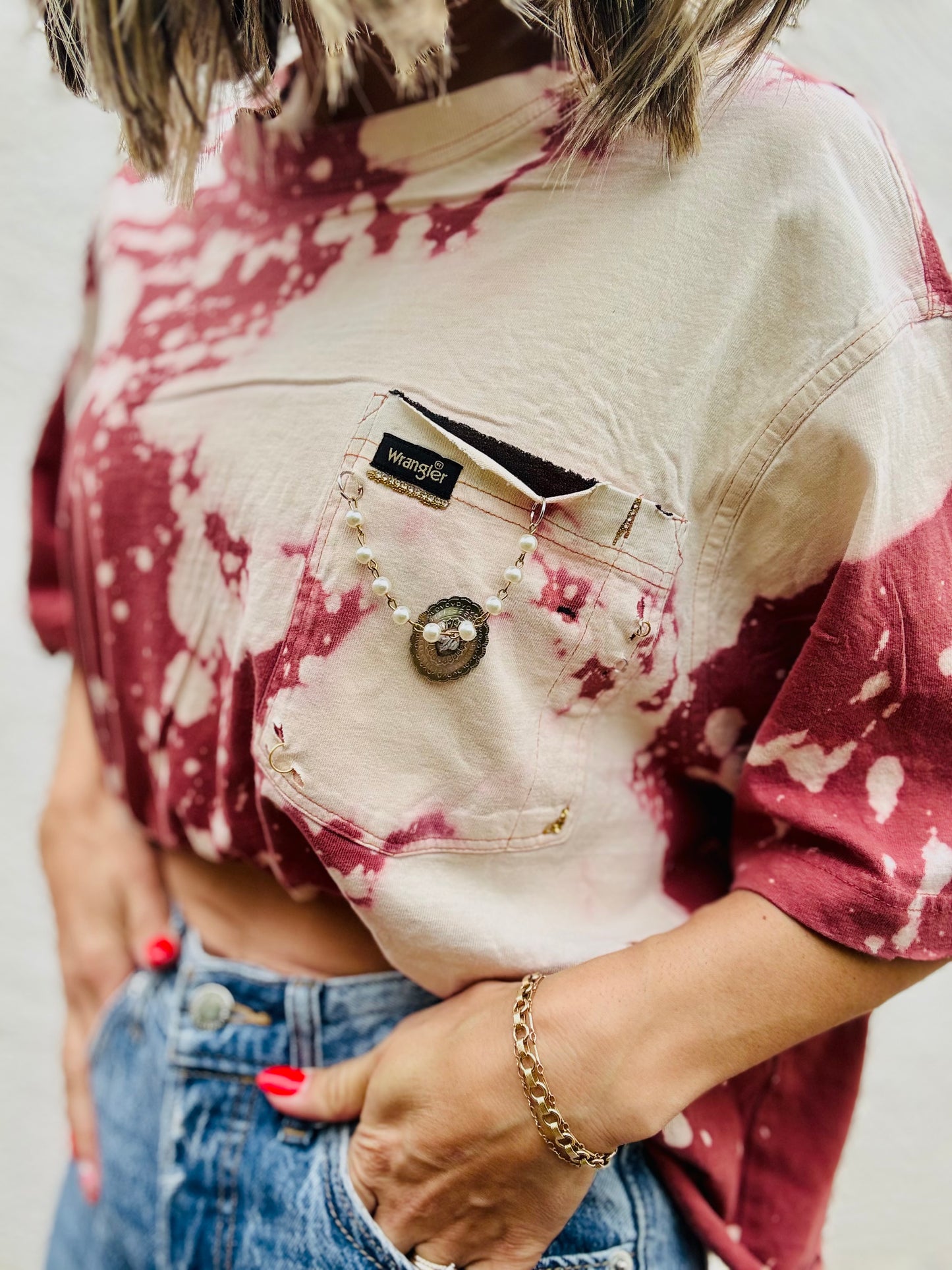 VTS-wrangling concho pocket+ Vixen Tshirt